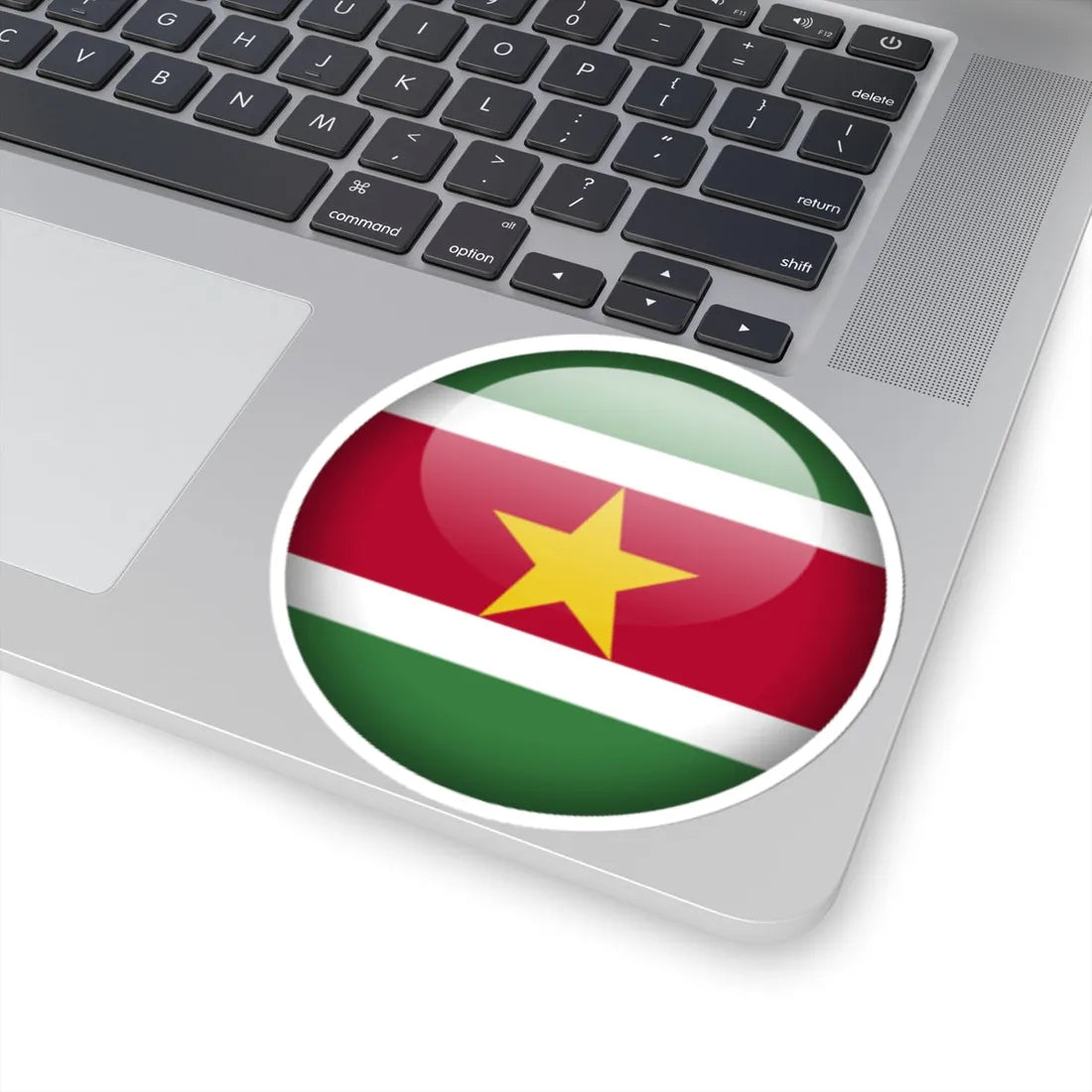 Flag orb Suriname (Suriname) STICKER Vinyl Kiss-Cut Decal - The Sticker Space
