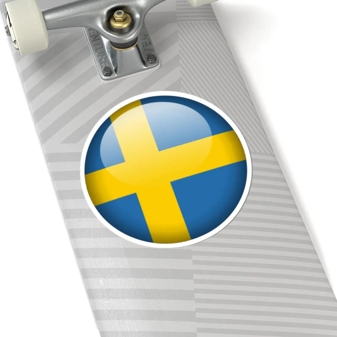 Flag orb Sweden (Sweden) STICKER Vinyl Kiss-Cut Decal - The Sticker Space