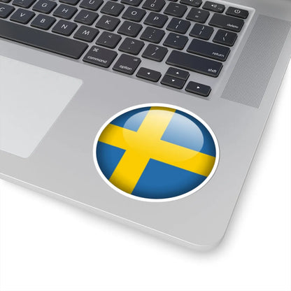 Flag orb Sweden (Sweden) STICKER Vinyl Kiss-Cut Decal - The Sticker Space