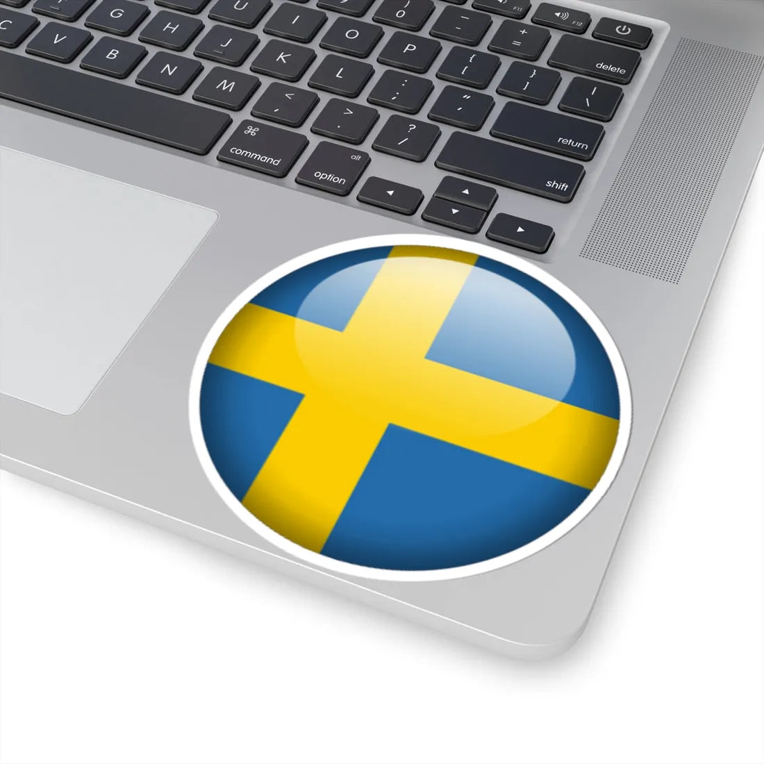 Flag orb Sweden (Sweden) STICKER Vinyl Kiss-Cut Decal - The Sticker Space