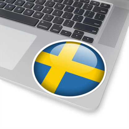 Flag orb Sweden (Sweden) STICKER Vinyl Kiss-Cut Decal - The Sticker Space