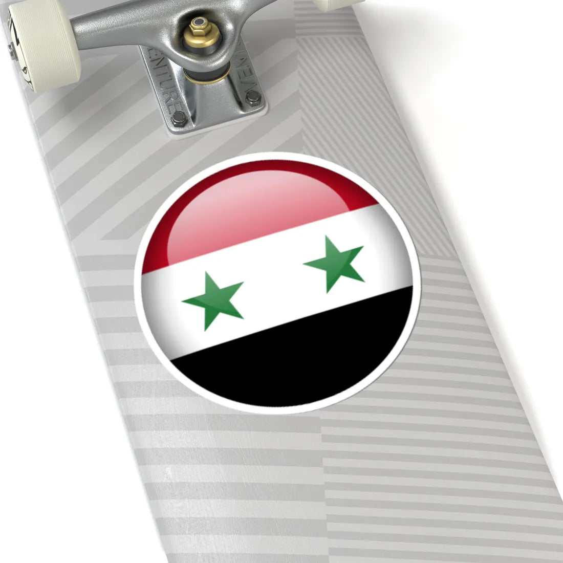 Flag orb Syria (Syria) STICKER Vinyl Kiss-Cut Decal - The Sticker Space