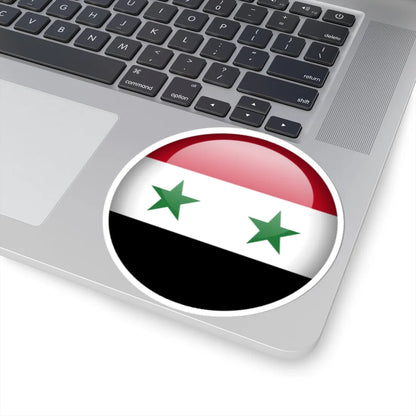 Flag orb Syria (Syria) STICKER Vinyl Kiss-Cut Decal - The Sticker Space