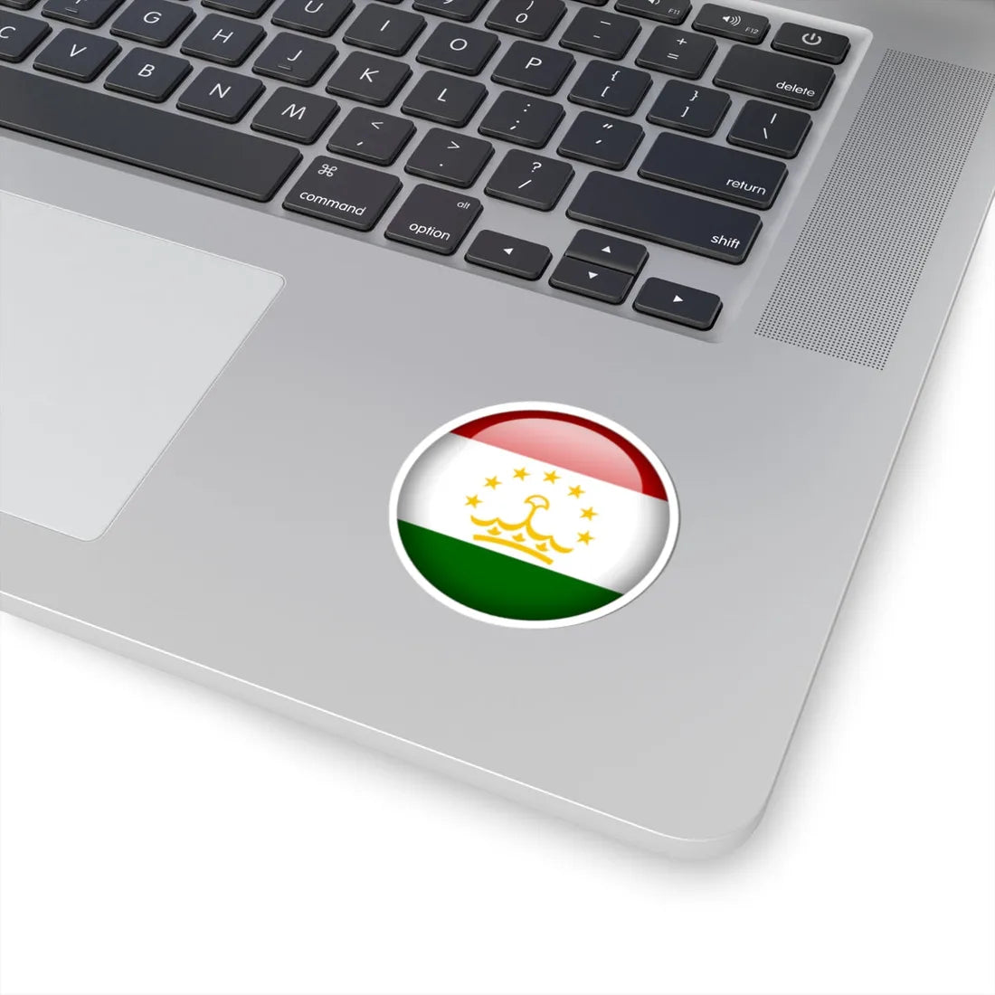 Flag orb Tajikistan (Tajikistan) STICKER Vinyl Kiss-Cut Decal - The Sticker Space