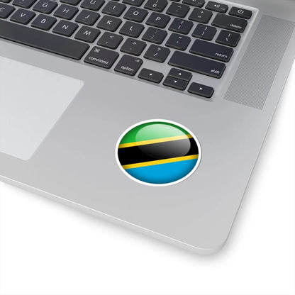 Flag orb Tanzania (Tanzania) STICKER Vinyl Kiss-Cut Decal - The Sticker Space