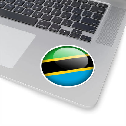 Flag orb Tanzania (Tanzania) STICKER Vinyl Kiss-Cut Decal - The Sticker Space