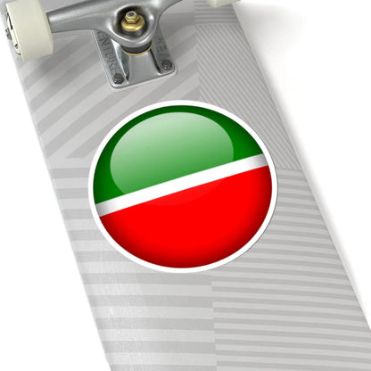 Flag orb Tatarstan (Russia) STICKER Vinyl Kiss-Cut Decal - The Sticker Space