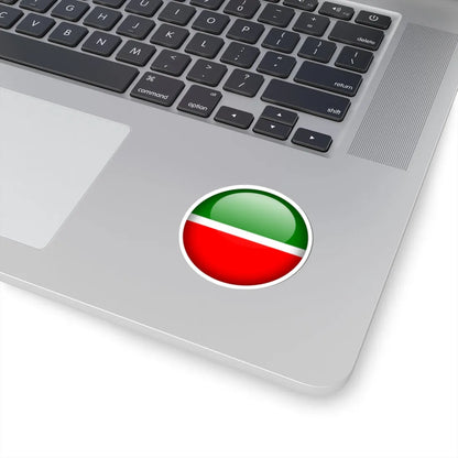 Flag orb Tatarstan (Russia) STICKER Vinyl Kiss-Cut Decal - The Sticker Space