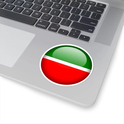 Flag orb Tatarstan (Russia) STICKER Vinyl Kiss-Cut Decal - The Sticker Space