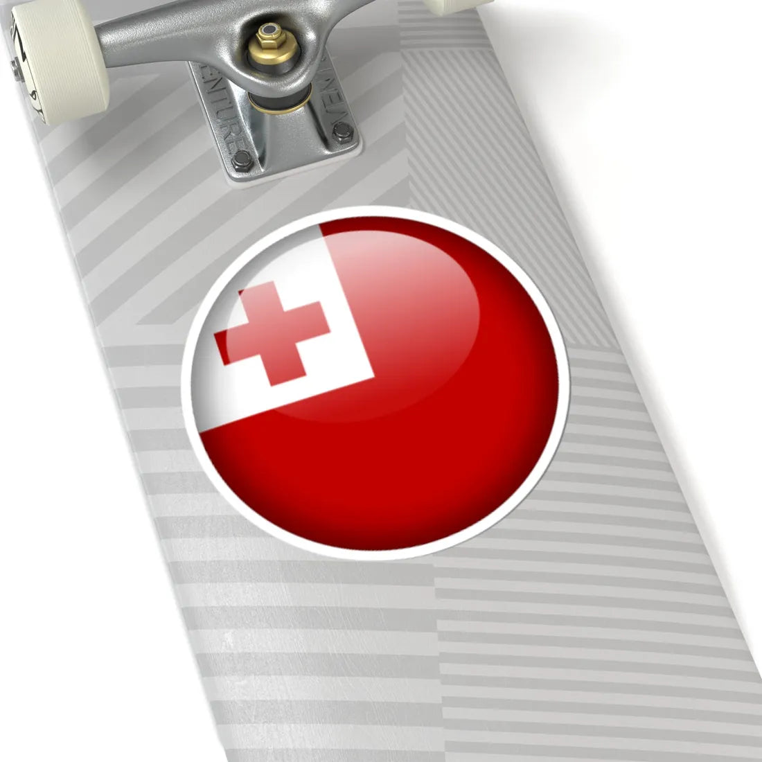Flag orb Tonga (Tonga) STICKER Vinyl Kiss-Cut Decal - The Sticker Space
