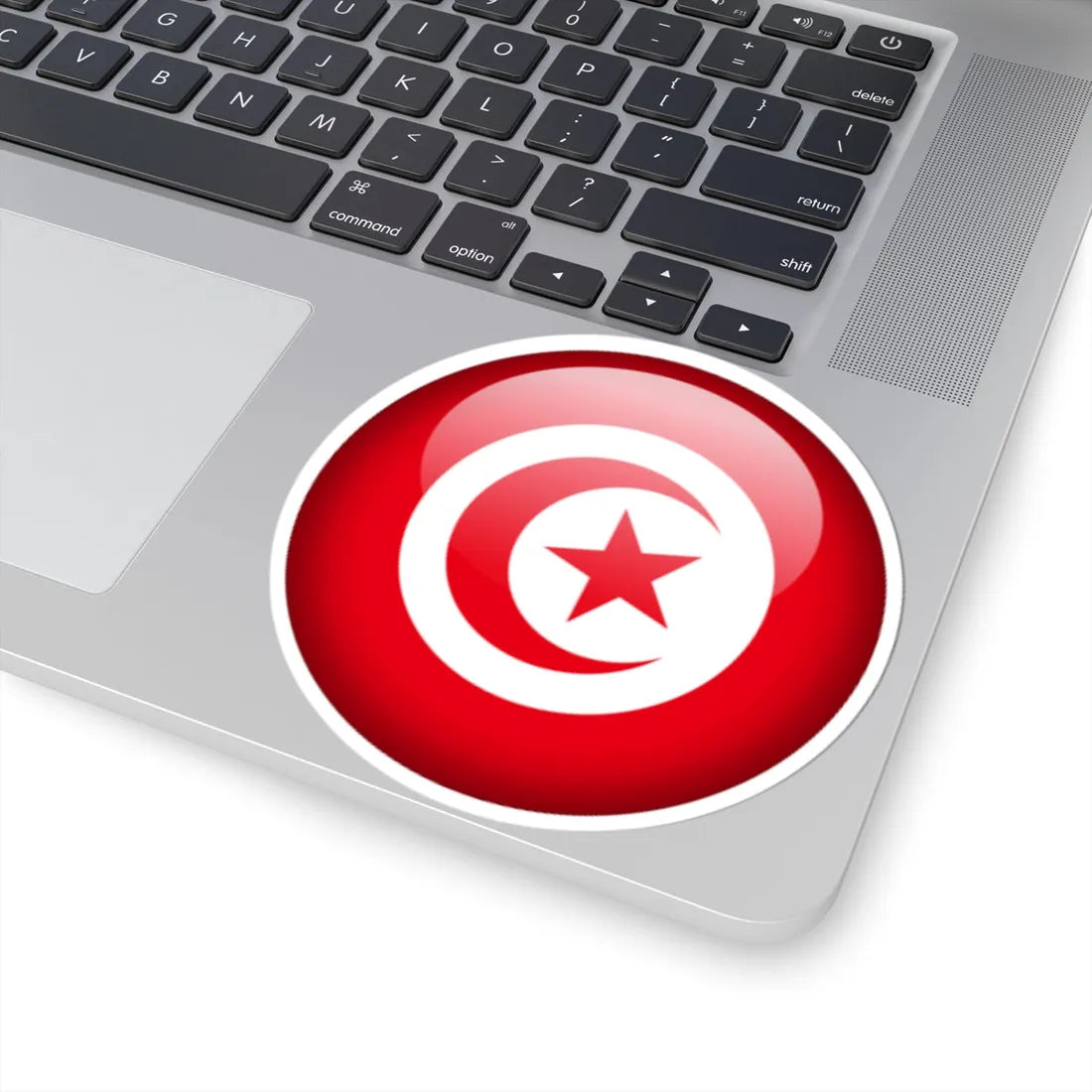 Flag orb Tunisia (Tunisia) STICKER Vinyl Kiss-Cut Decal - The Sticker Space