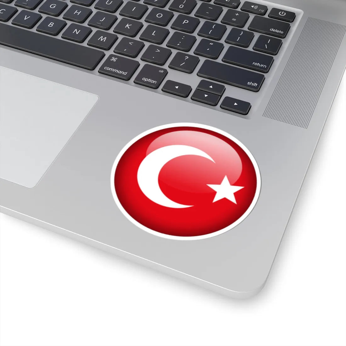 Flag orb Turkey (Turkey) STICKER Vinyl Kiss-Cut Decal - The Sticker Space