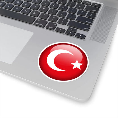 Flag orb Turkey (Turkey) STICKER Vinyl Kiss-Cut Decal - The Sticker Space