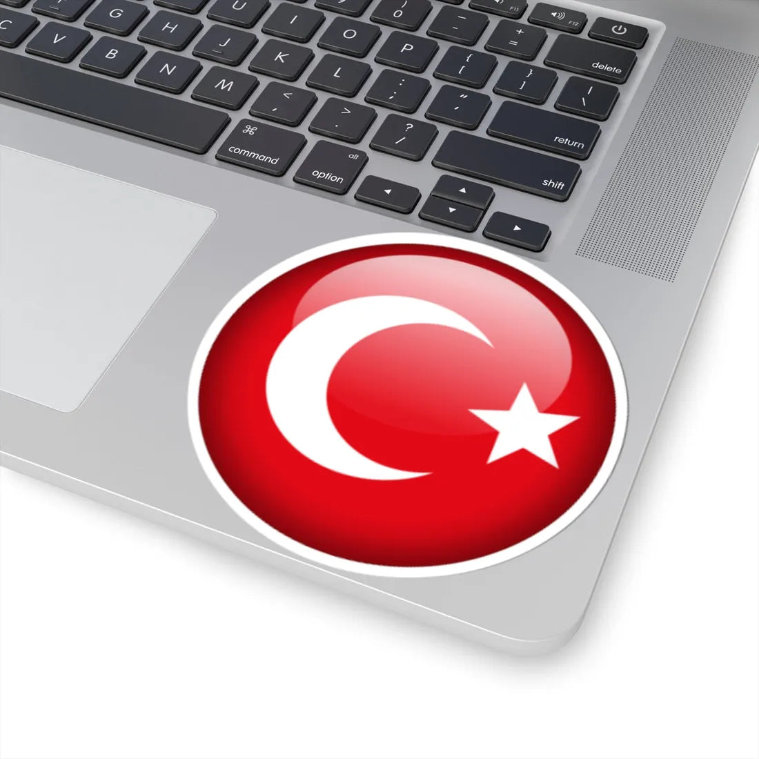 Flag orb Turkey (Turkey) STICKER Vinyl Kiss-Cut Decal - The Sticker Space