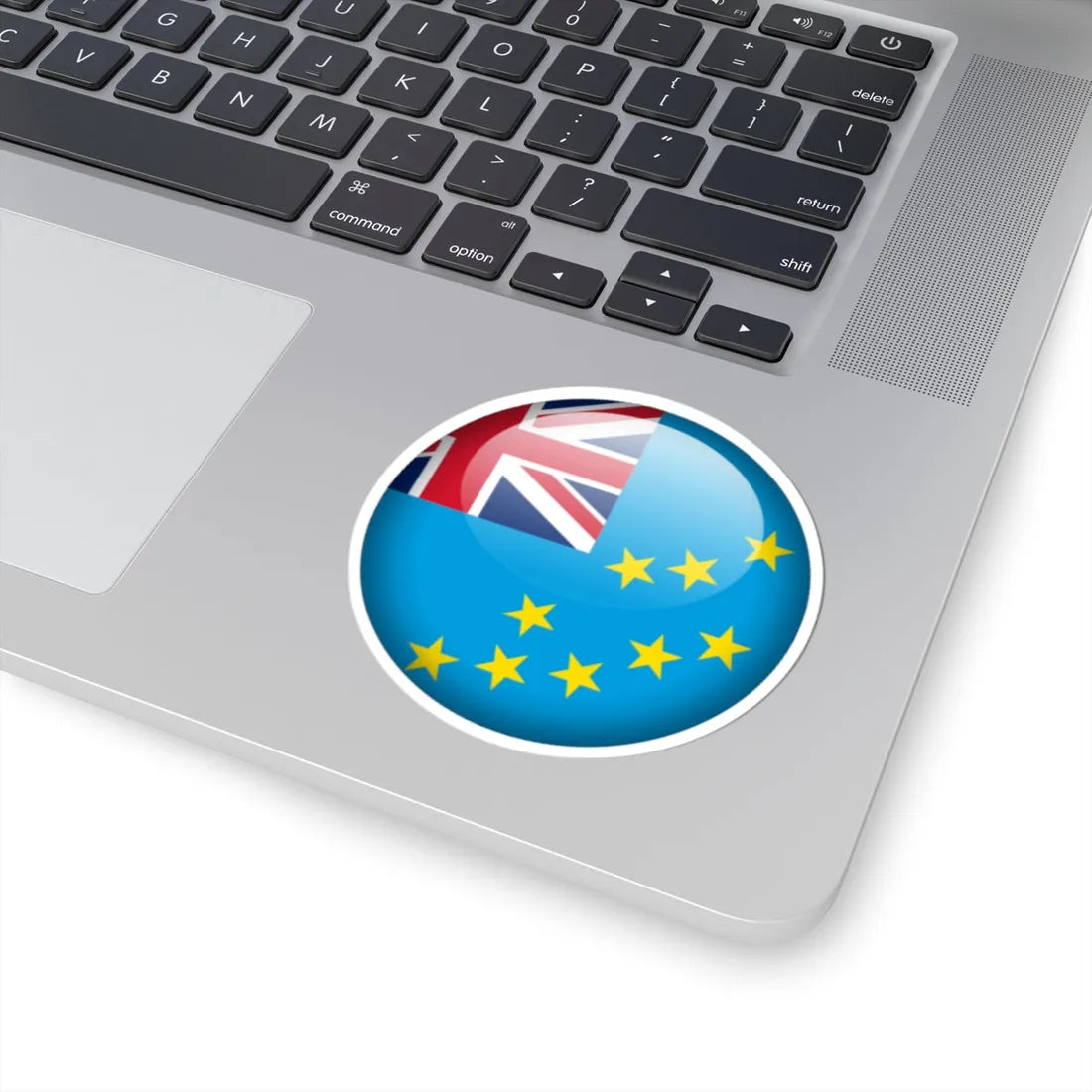 Flag orb Tuvalu (Tuvalu) STICKER Vinyl Kiss-Cut Decal - The Sticker Space