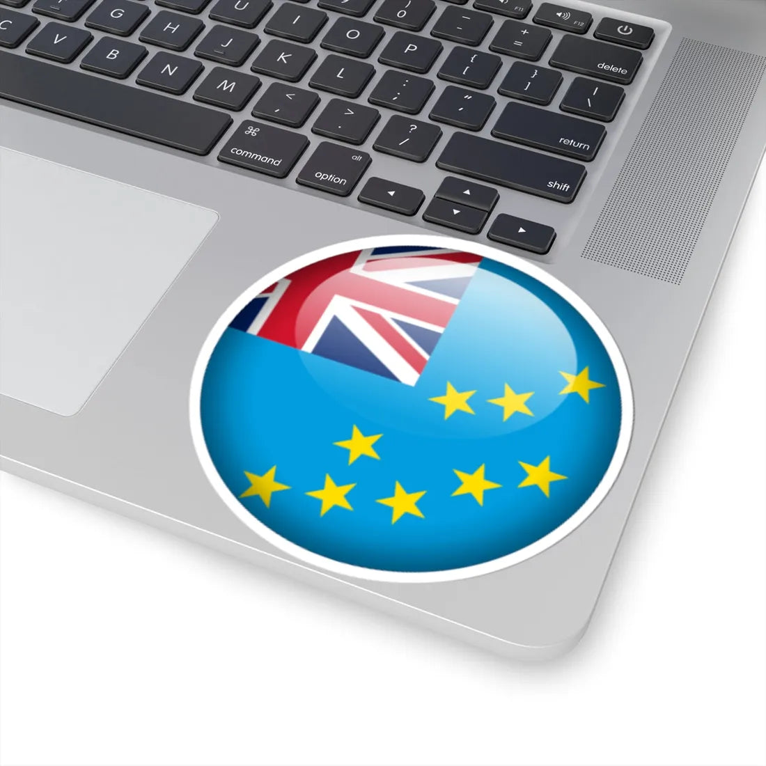 Flag orb Tuvalu (Tuvalu) STICKER Vinyl Kiss-Cut Decal - The Sticker Space