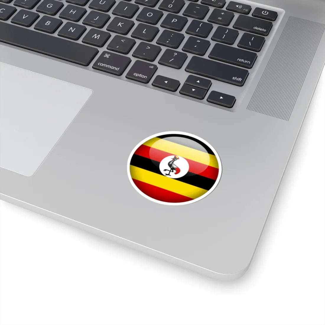 Flag orb Uganda (Uganda) STICKER Vinyl Kiss-Cut Decal - The Sticker Space