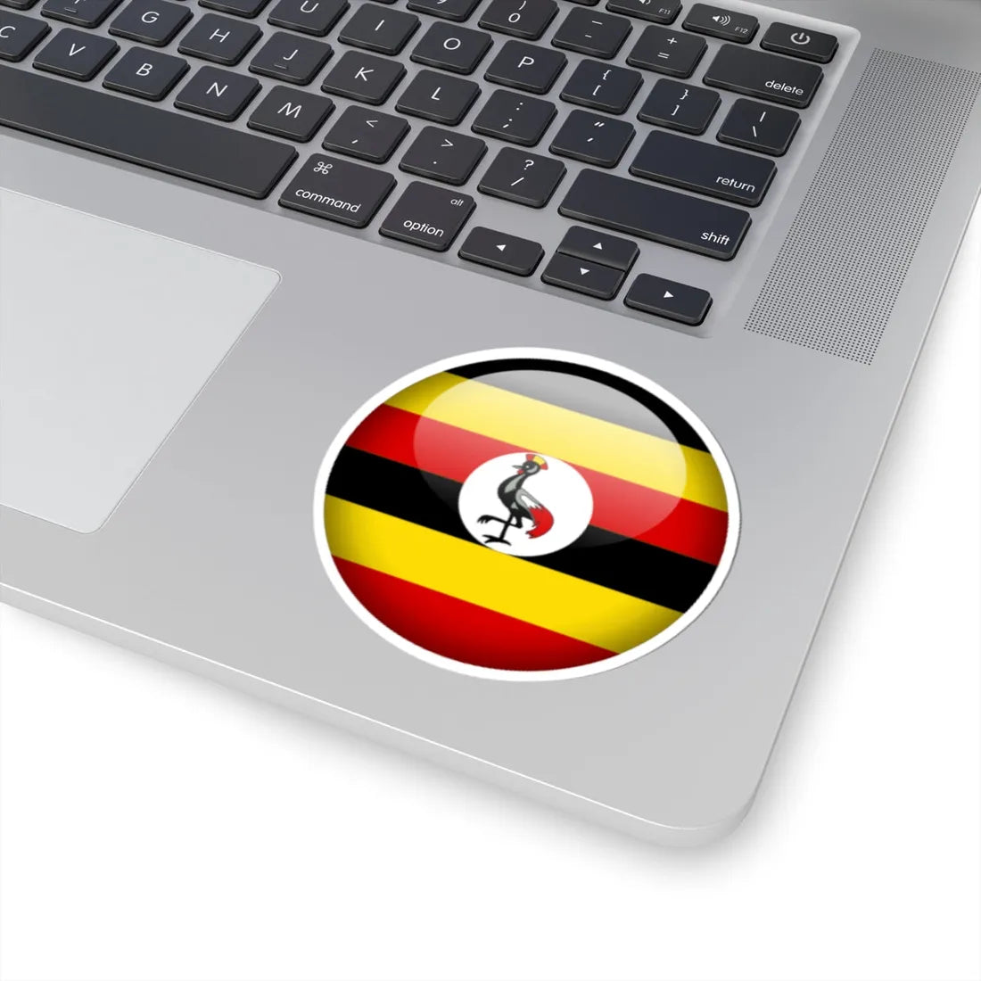 Flag orb Uganda (Uganda) STICKER Vinyl Kiss-Cut Decal - The Sticker Space