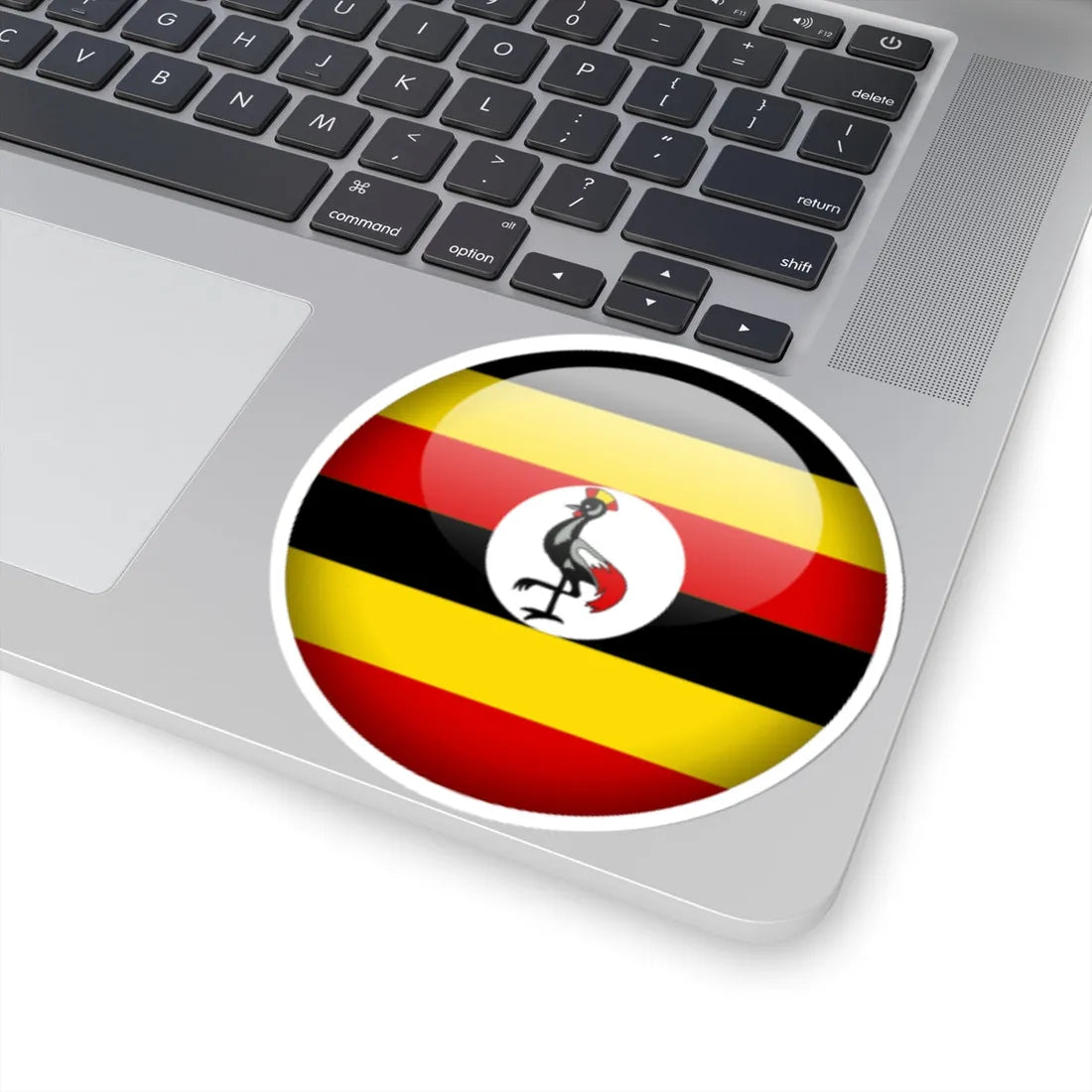 Flag orb Uganda (Uganda) STICKER Vinyl Kiss-Cut Decal - The Sticker Space