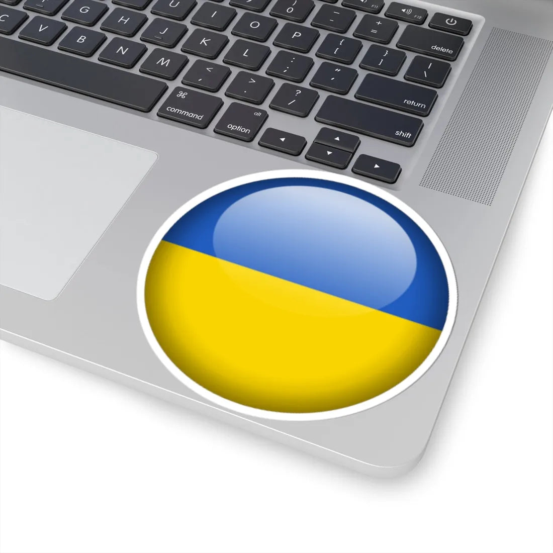 Flag orb Ukraine (Ukraine) STICKER Vinyl Kiss-Cut Decal - The Sticker Space