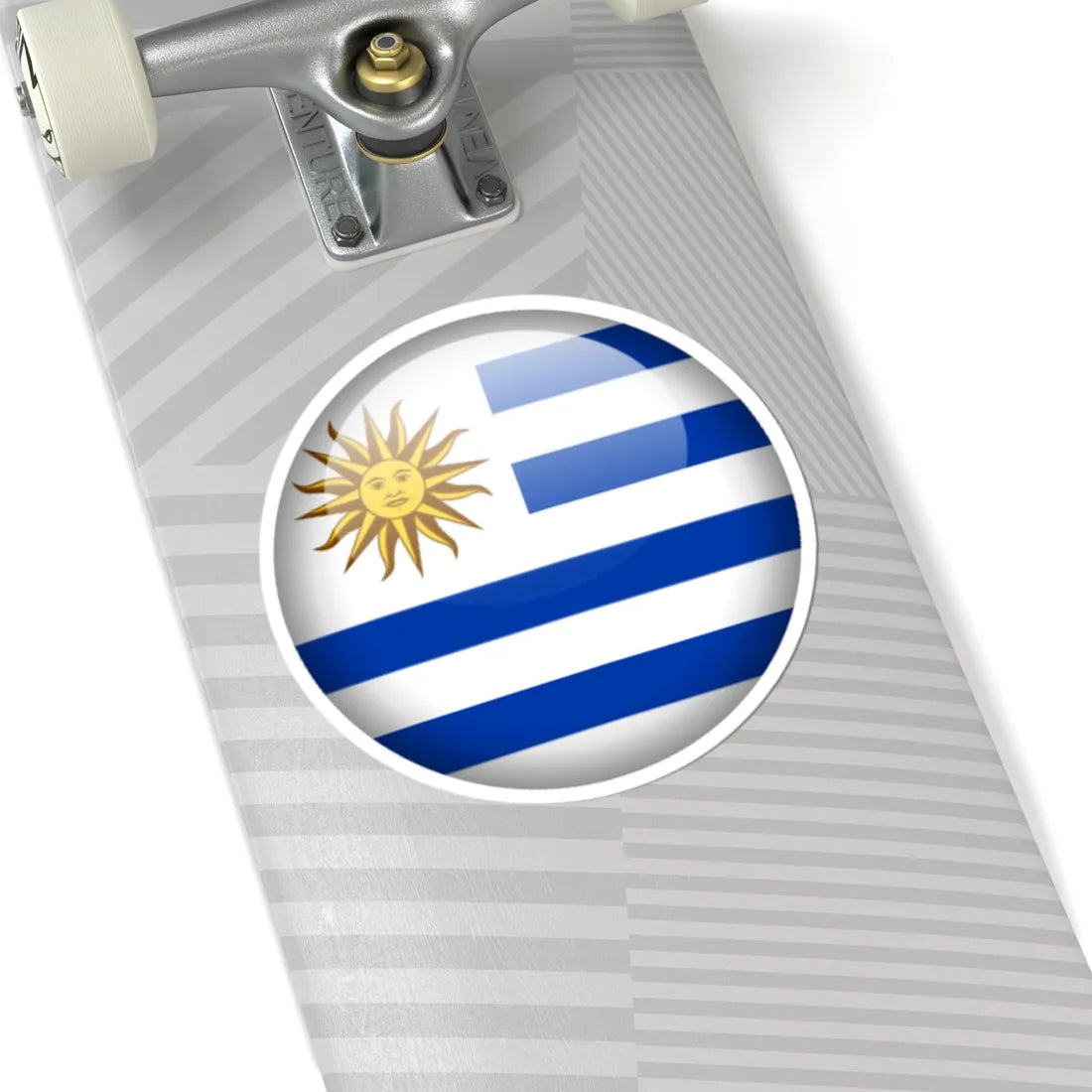 Flag orb Uruguay (Uruguay) STICKER Vinyl Kiss-Cut Decal - The Sticker Space