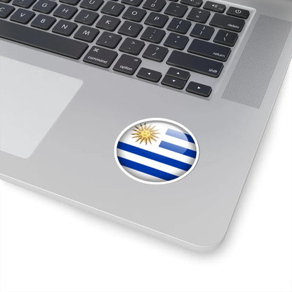 Flag orb Uruguay (Uruguay) STICKER Vinyl Kiss-Cut Decal - The Sticker Space