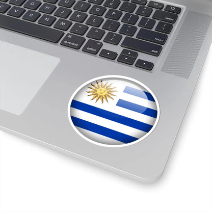 Flag orb Uruguay (Uruguay) STICKER Vinyl Kiss-Cut Decal - The Sticker Space