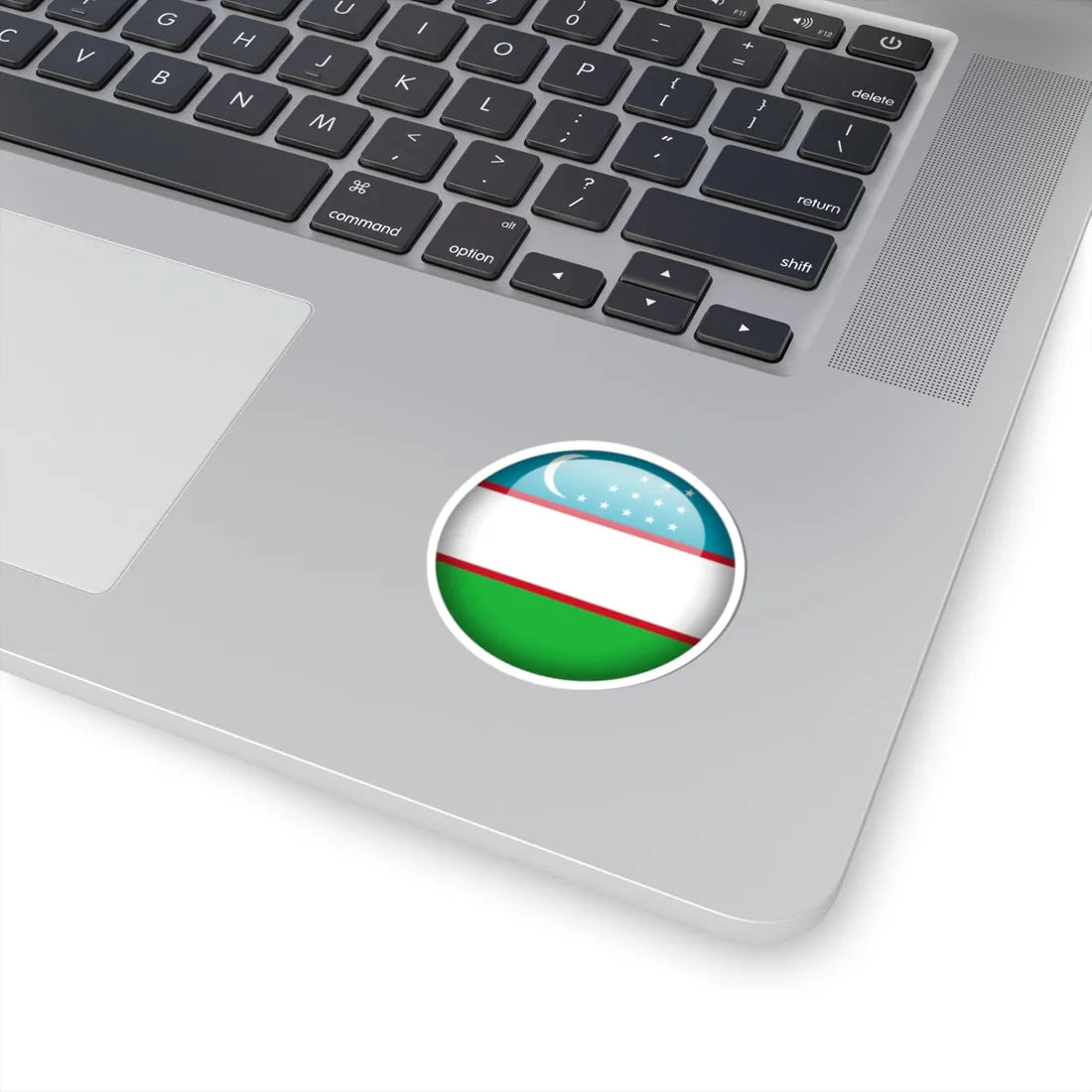 Flag orb Uzbekistan (Uzbekistan) STICKER Vinyl Kiss-Cut Decal - The Sticker Space