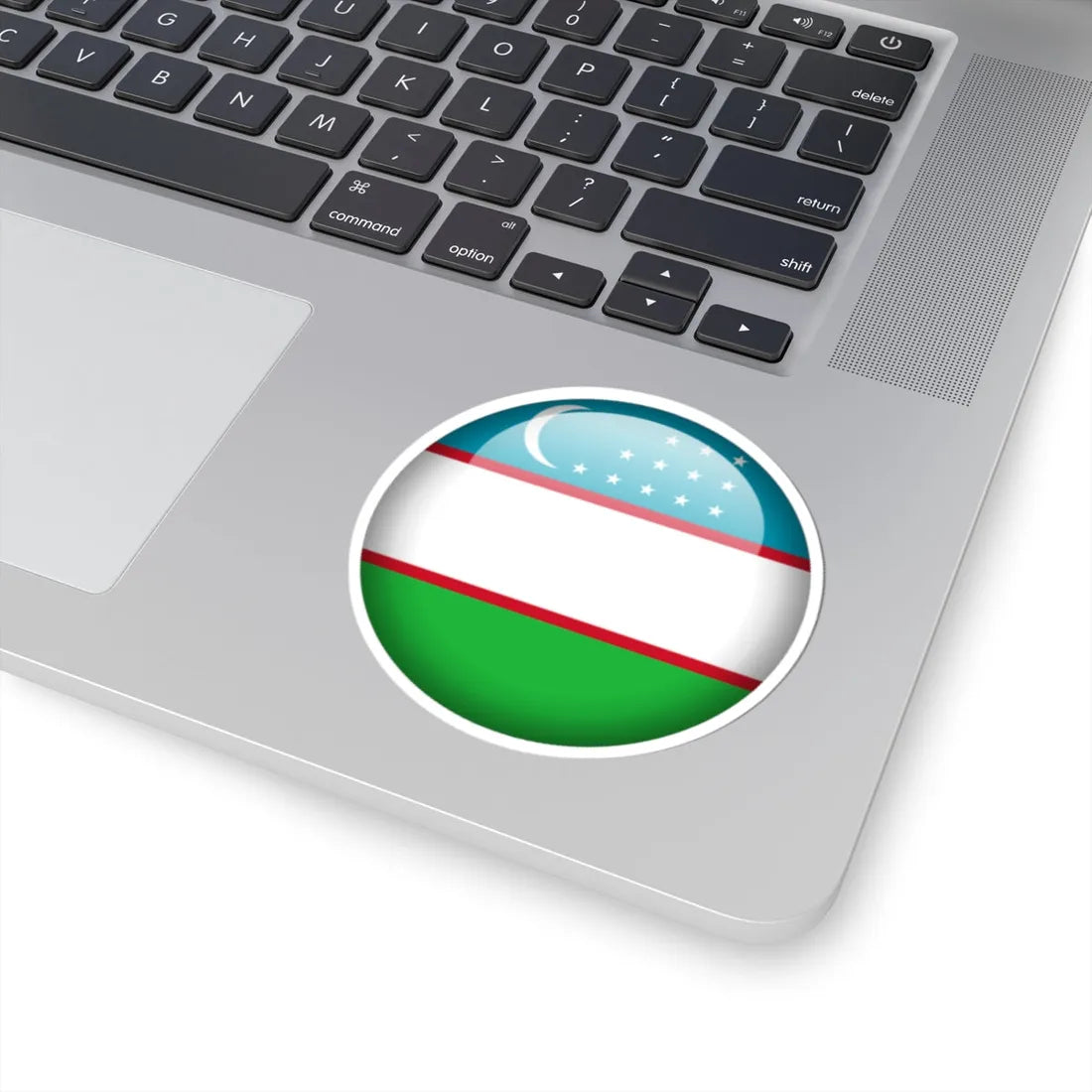 Flag orb Uzbekistan (Uzbekistan) STICKER Vinyl Kiss-Cut Decal - The Sticker Space