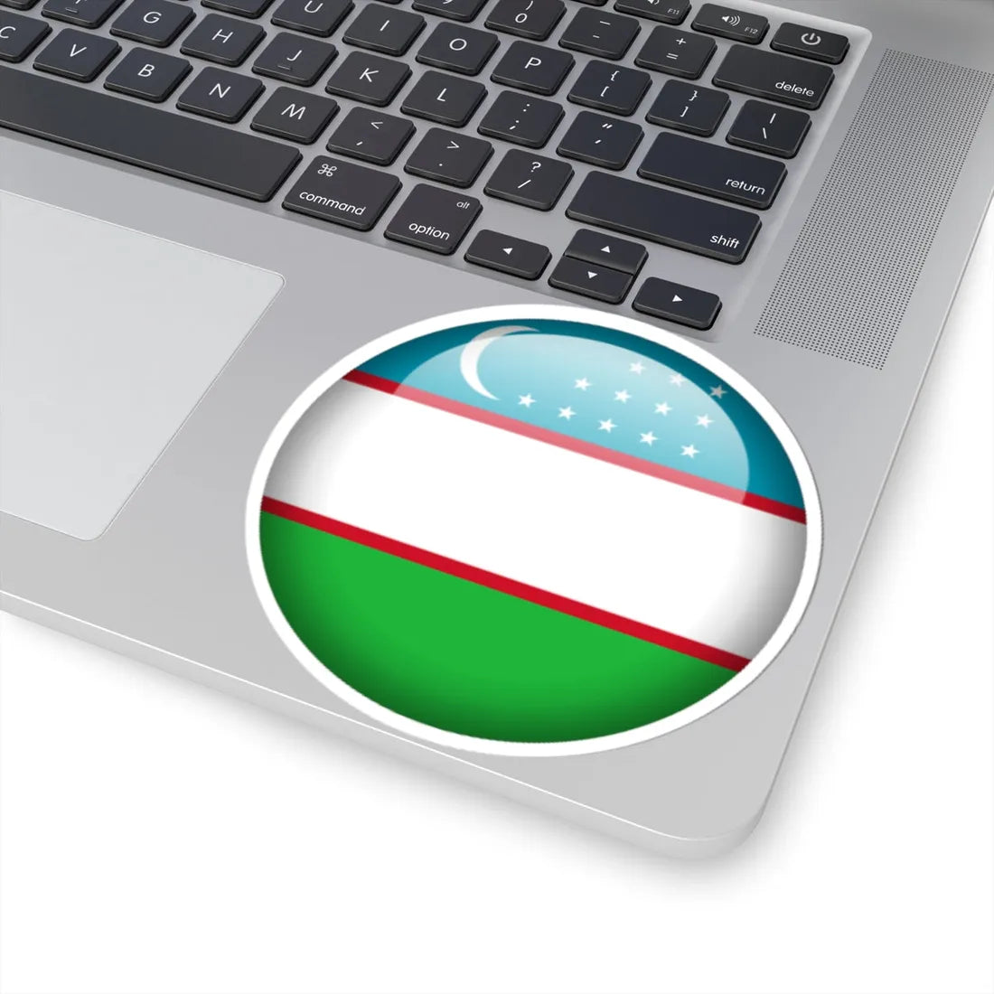 Flag orb Uzbekistan (Uzbekistan) STICKER Vinyl Kiss-Cut Decal - The Sticker Space