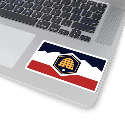 Flag proposed by the Utah State Flag Task Force (United States) STICKER Vinyl Kiss-Cut Decal - The Sticker Space