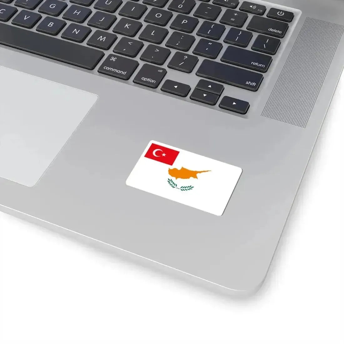 Flag proposed for the Turkish Republic of Northern Cyprus 1983 (Cyprus) STICKER Vinyl Kiss-Cut Decal - The Sticker Space