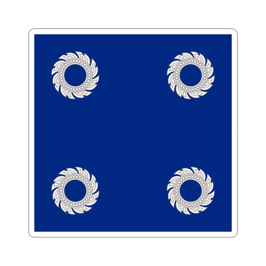 Flag Thai Admiral (Thailand) STICKER Vinyl Kiss-Cut Decal 2 Inch White - The Sticker Space