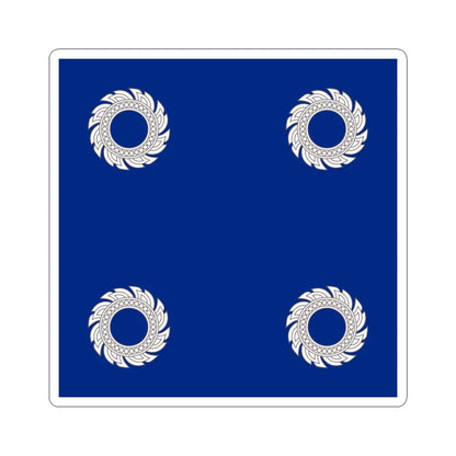 Flag Thai Admiral (Thailand) STICKER Vinyl Kiss-Cut Decal 3 Inch White - The Sticker Space