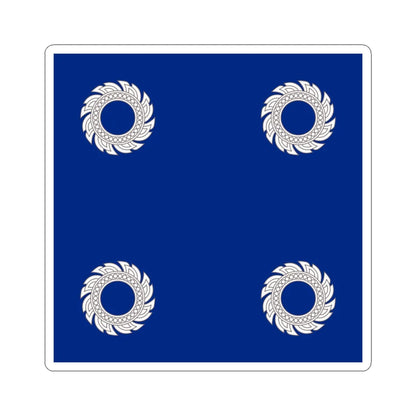 Flag Thai Admiral (Thailand) STICKER Vinyl Kiss-Cut Decal 4 Inch White - The Sticker Space