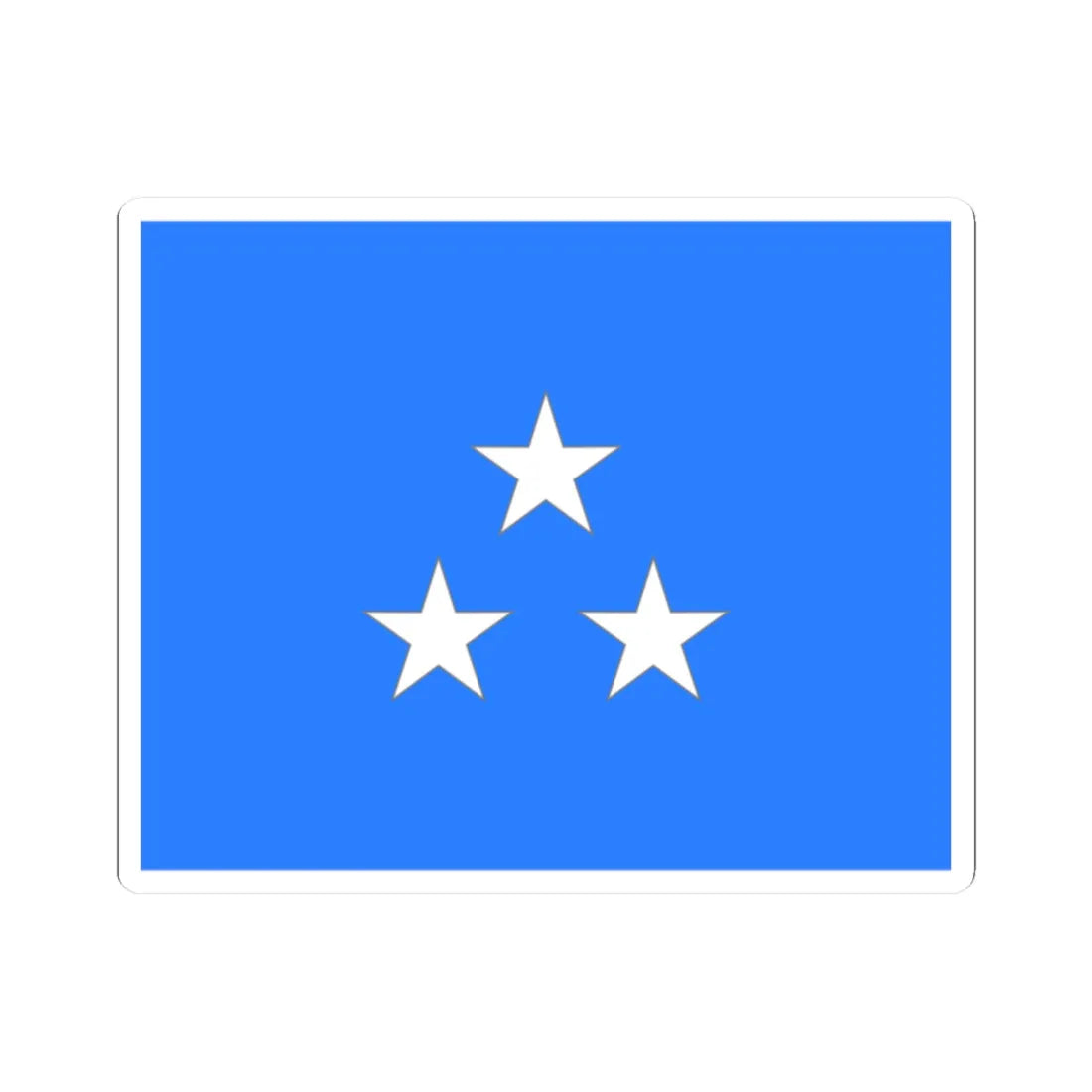 Flag Thai Air Marshal (Thailand) STICKER Vinyl Kiss-Cut Decal 2 Inch White - The Sticker Space