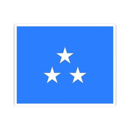 Flag Thai Air Marshal (Thailand) STICKER Vinyl Kiss-Cut Decal 4 Inch White - The Sticker Space