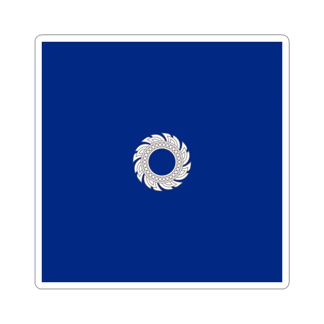 Flag Thai Commodore (Thailand) STICKER Vinyl Kiss-Cut Decal 6 Inch White - The Sticker Space