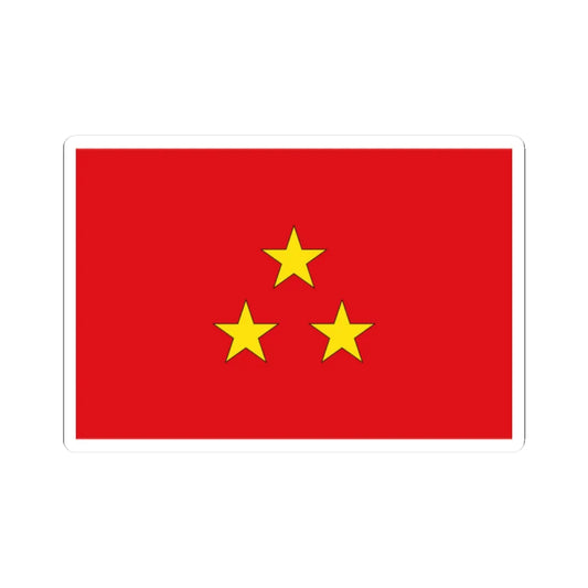 Flag Thai Lieutenant General (Thailand) STICKER Vinyl Kiss-Cut Decal 2 Inch White - The Sticker Space