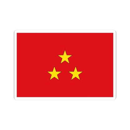 Flag Thai Lieutenant General (Thailand) STICKER Vinyl Kiss-Cut Decal 3 Inch White - The Sticker Space