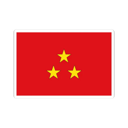 Flag Thai Lieutenant General (Thailand) STICKER Vinyl Kiss-Cut Decal 4 Inch White - The Sticker Space