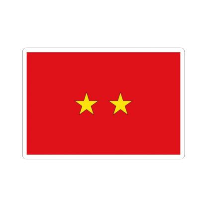 Flag Thai Major General (Thailand) STICKER Vinyl Kiss-Cut Decal 6 Inch White - The Sticker Space