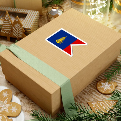 Flag Thai Navy Commander Coastal Station (Thailand) STICKER Vinyl Kiss-Cut Decal - The Sticker Space