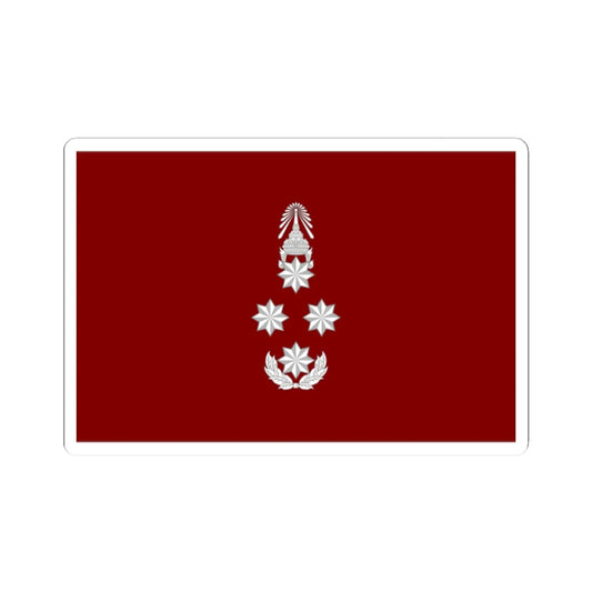 Flag Thai Police General (Thailand) STICKER Vinyl Kiss-Cut Decal 2 Inch White - The Sticker Space