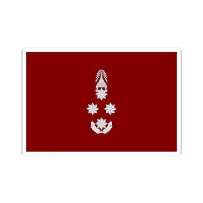 Flag Thai Police General (Thailand) STICKER Vinyl Kiss-Cut Decal 3 Inch White - The Sticker Space