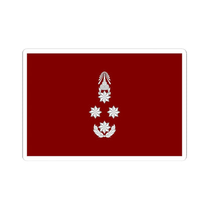 Flag Thai Police General (Thailand) STICKER Vinyl Kiss-Cut Decal 4 Inch White - The Sticker Space
