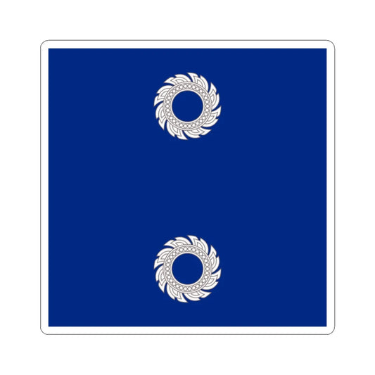 Flag Thai Rear Admiral (Thailand) STICKER Vinyl Kiss-Cut Decal 2 Inch White - The Sticker Space