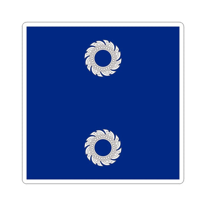 Flag Thai Rear Admiral (Thailand) STICKER Vinyl Kiss-Cut Decal 3 Inch White - The Sticker Space