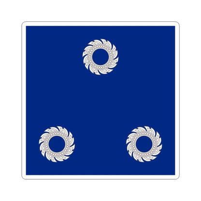 Flag Thai Vice Admiral (Thailand) STICKER Vinyl Kiss-Cut Decal 2 Inch White - The Sticker Space