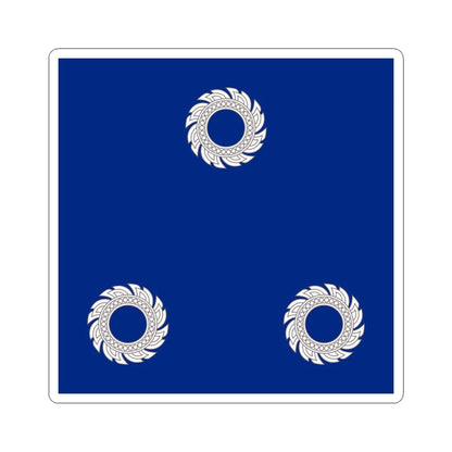 Flag Thai Vice Admiral (Thailand) STICKER Vinyl Kiss-Cut Decal 4 Inch White - The Sticker Space